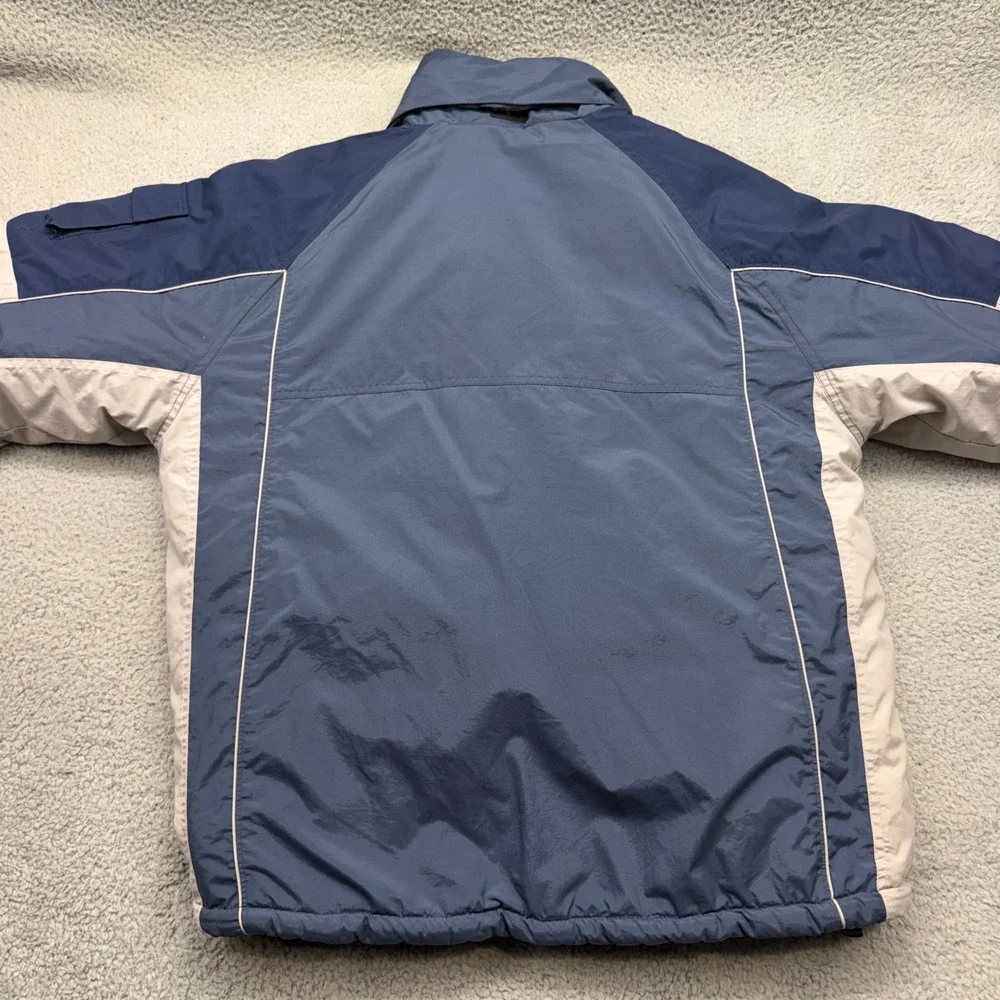 Lift Ticket Toma Mens Large Blue Colorblock P.U. Coated Insulated Ski Jacket